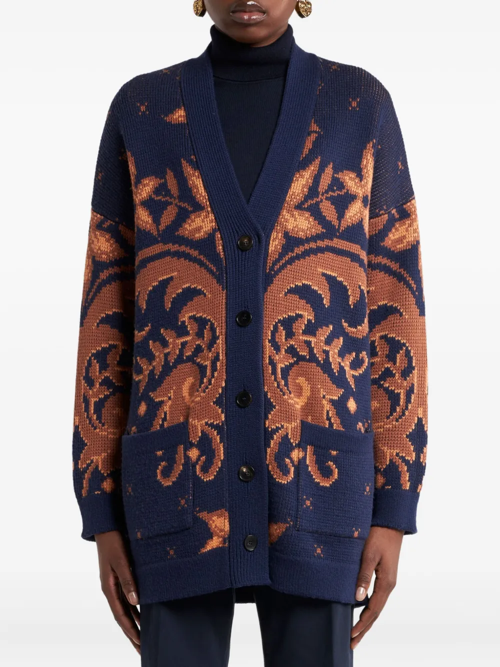 ETRO Wollen vest Blauw