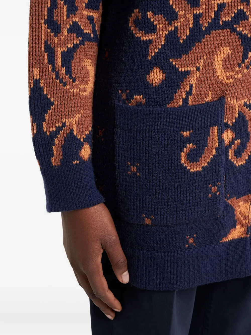 ETRO Wollen vest Blauw
