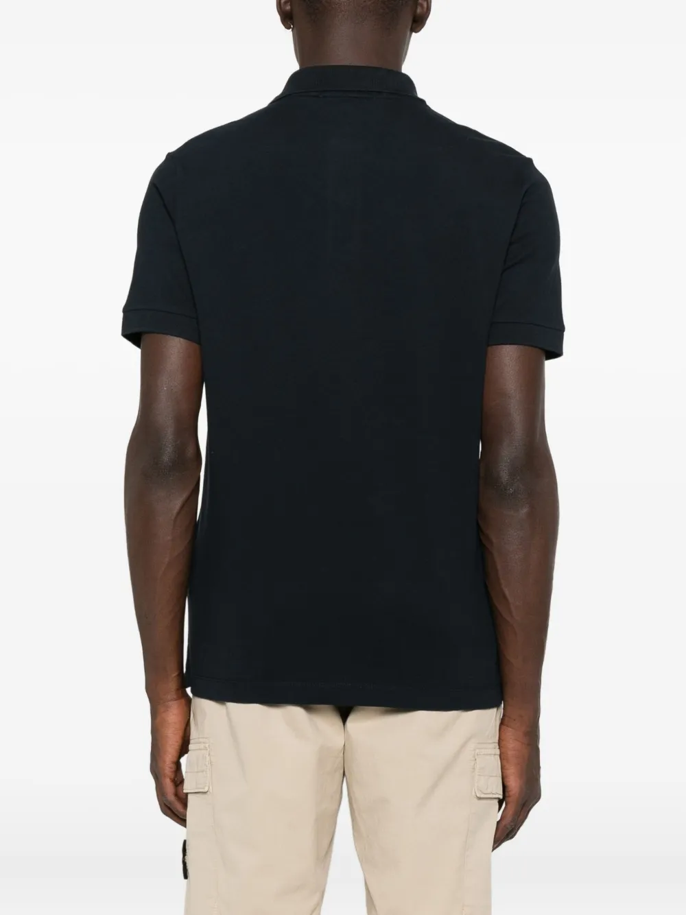 Stone Island Poloshirt met logo Blauw