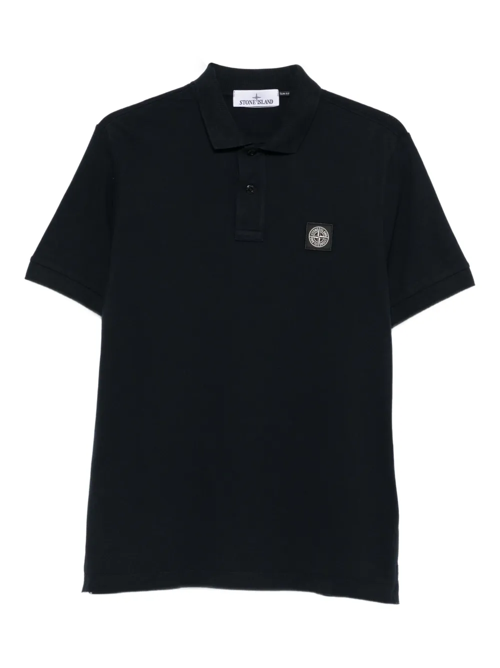 Stone Island Poloshirt met logo Blauw
