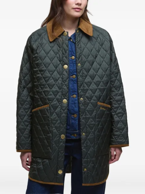 Barbour abrigo con cuello de pana