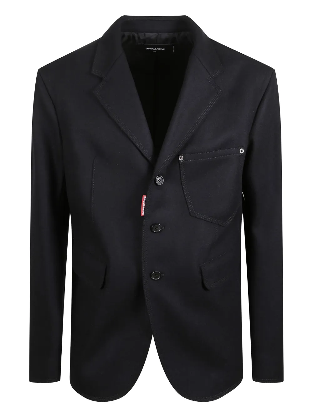 DSQUARED2 button jacket | Black | Image 1