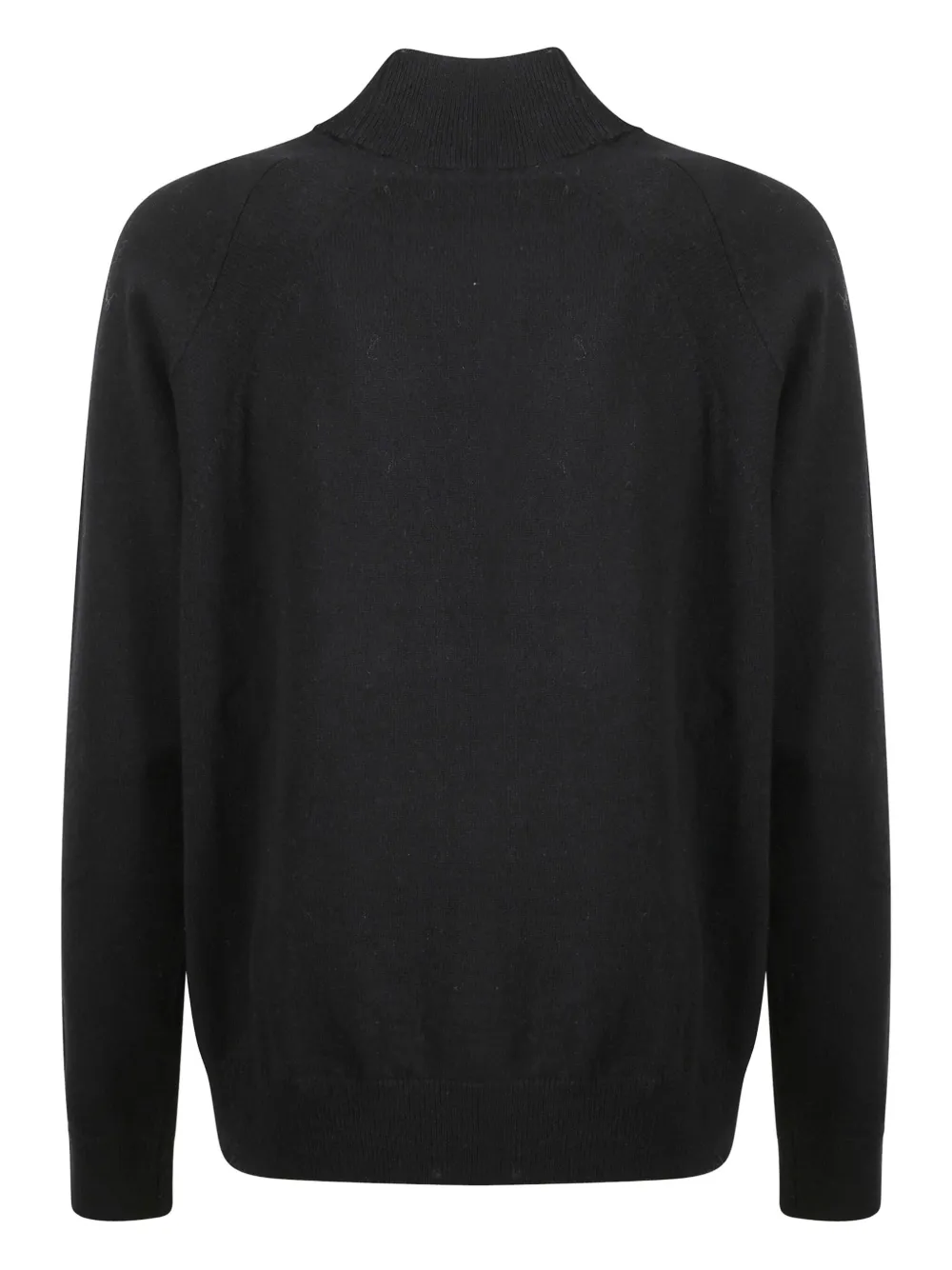 Peserico High-neck Long-sleeve Sweater In Black