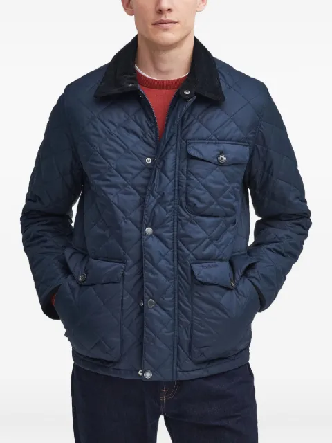 Barbour surchemise matelassée à col en velours côtelé
