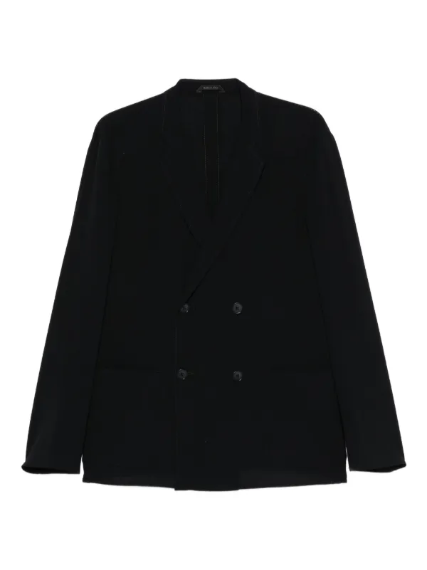 GIORGIO ARMANI ジョルジオアルマーニ / ダブルジャケット 黒 ジョルジオアルマーニ☆カシミア ダブルブレストジャケット