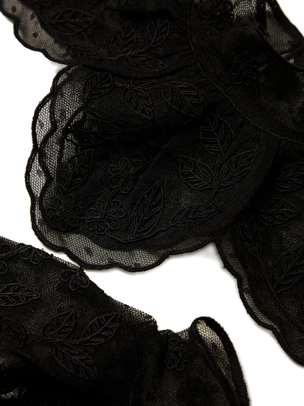 TWINSET Polsini ricamati - Nero