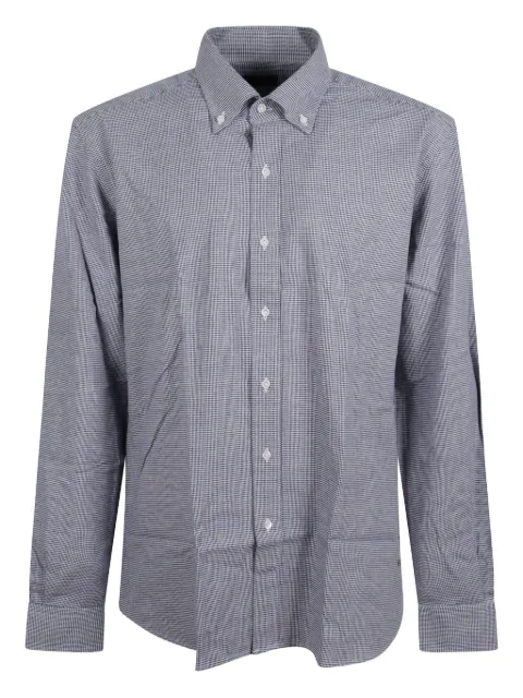Fay all-over pattern long-sleeve shirt