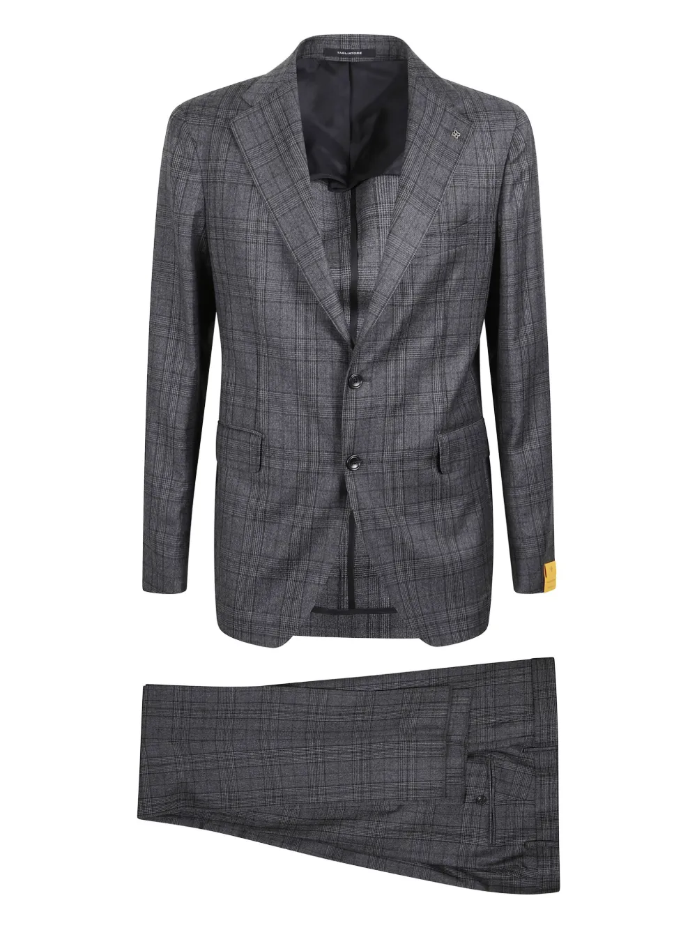 Tagliatore checked two-piece suit | Grey | Image 1