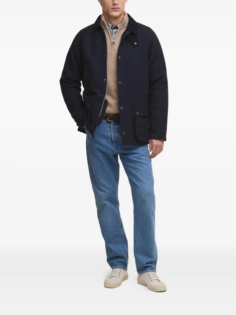 Barbour buttoned collared jacket | Bomber Jackets | Image 2