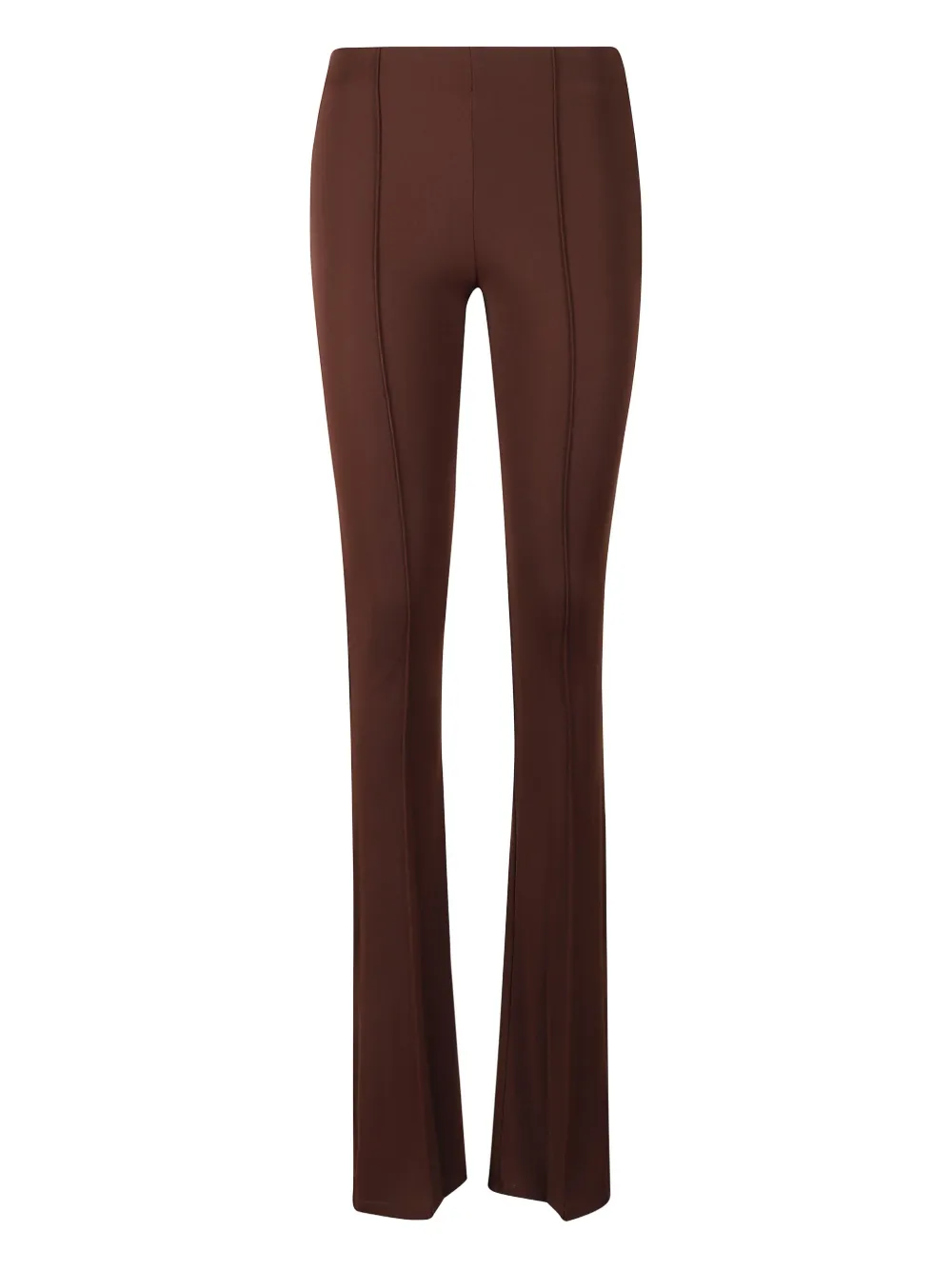 The New Arrivals Ilkyaz Ozel seam flared trousers - Rot