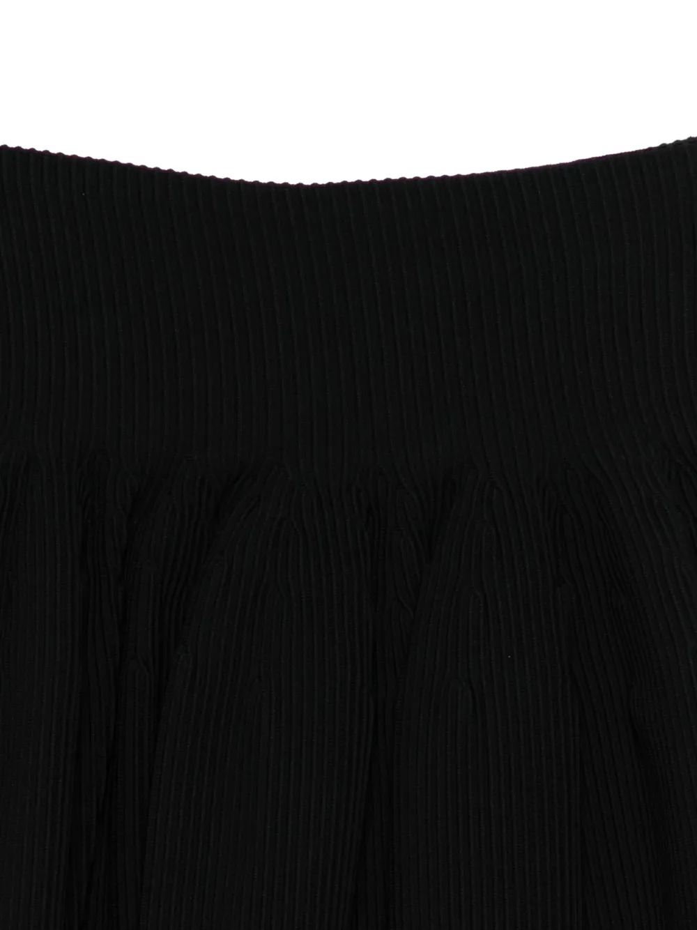 CFCL Geribbelde mini-rok Zwart