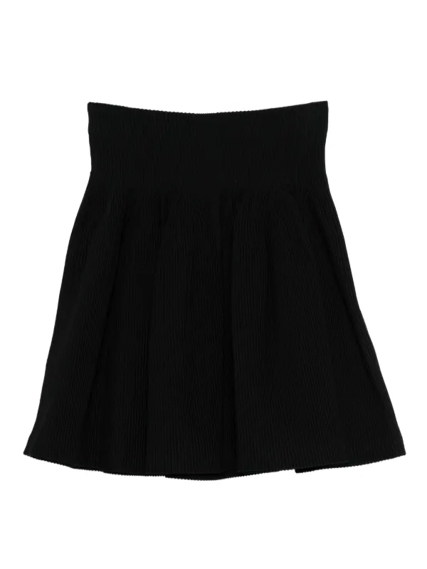 CFCL スカート SKIRT ブラック CFCL リブ ミニスカート | ブラック | FARFETCH JP