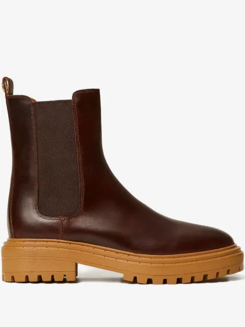 TWINSET 50mm leather Chelsea boots