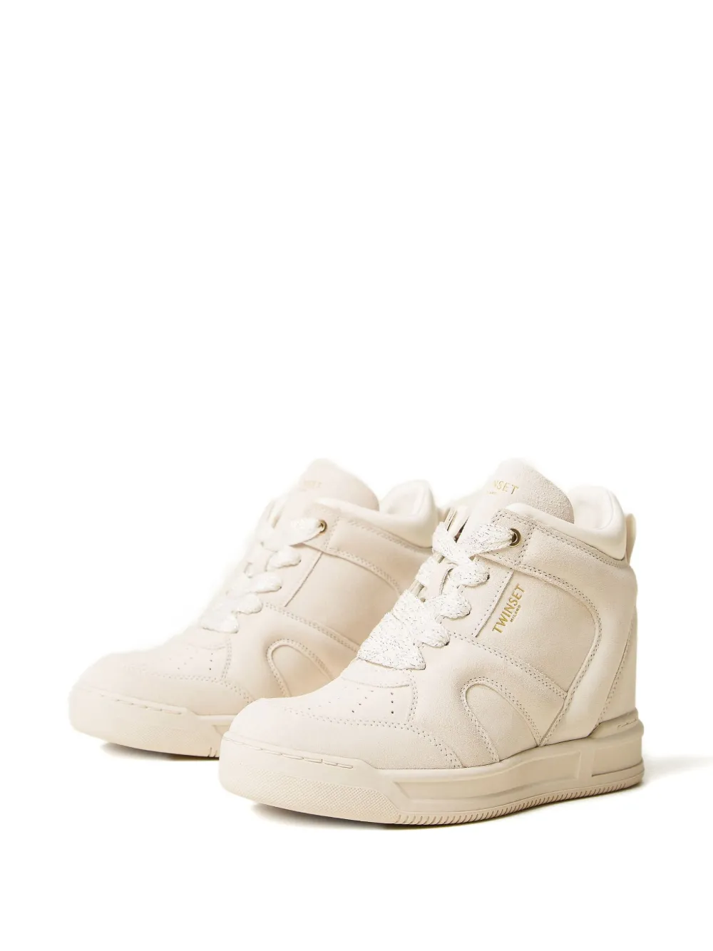 TWINSET suede sneakers - Beige