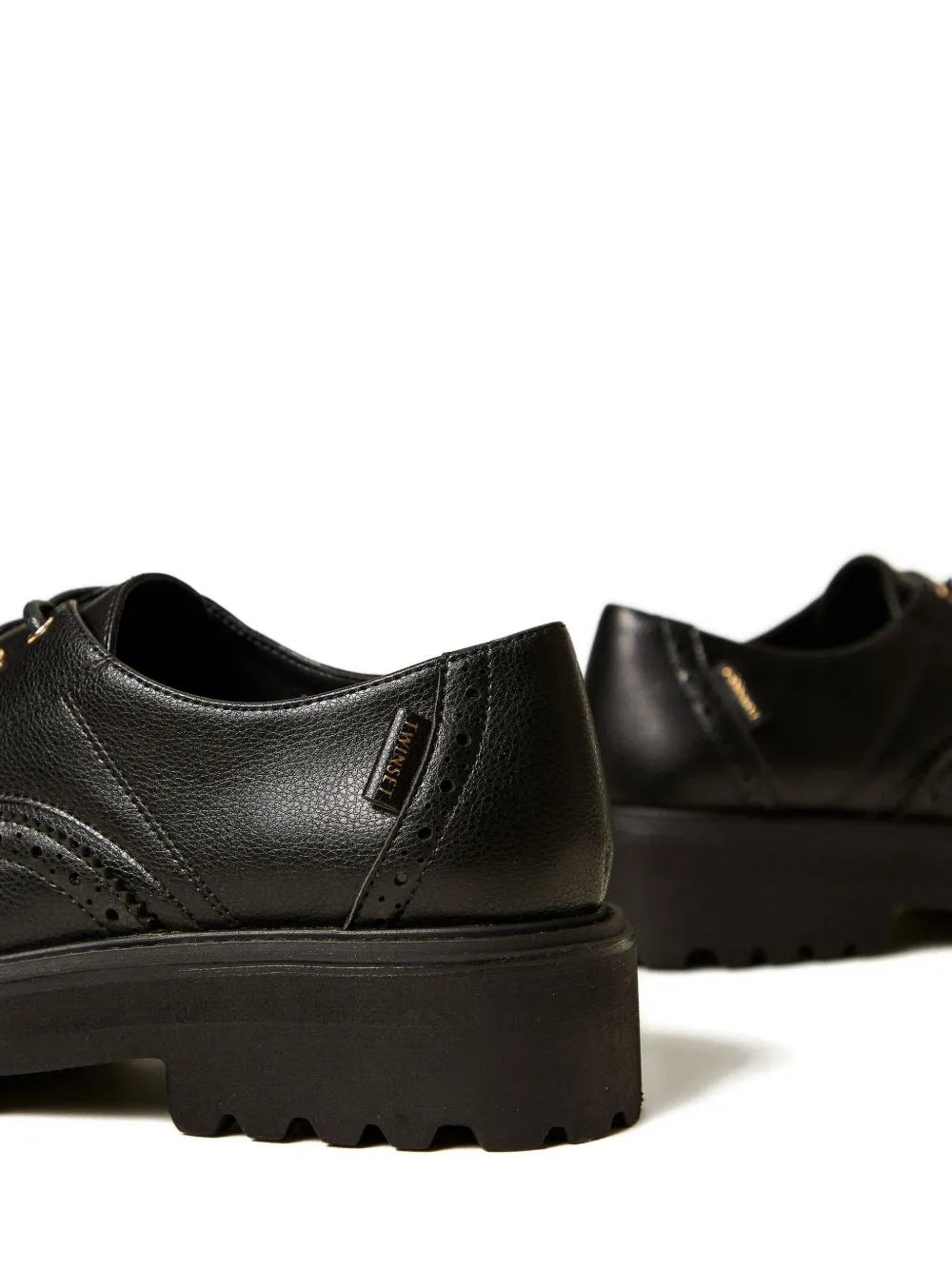 TWINSET Brogues veterschoenen Zwart