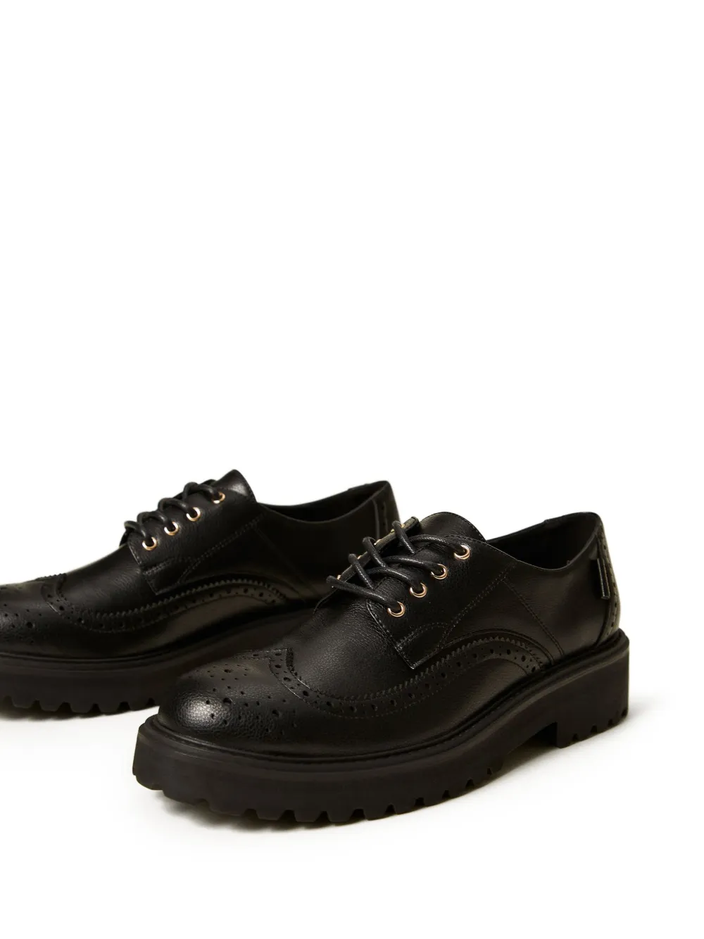 TWINSET Brogues veterschoenen Zwart