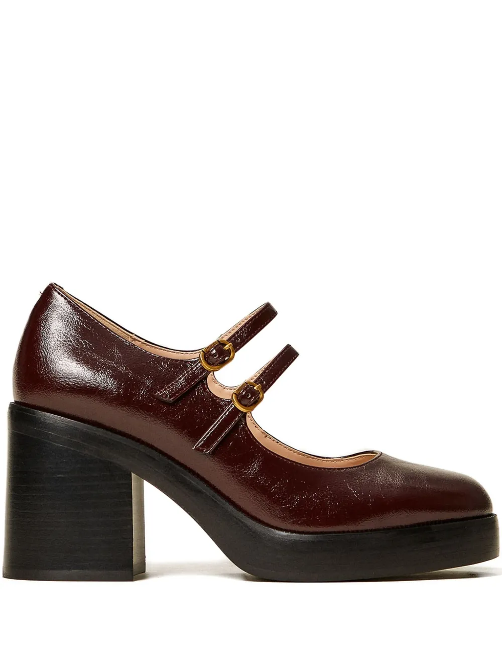 TWINSET 80mm Mary Jane court heeled pumps | Red | Image 1