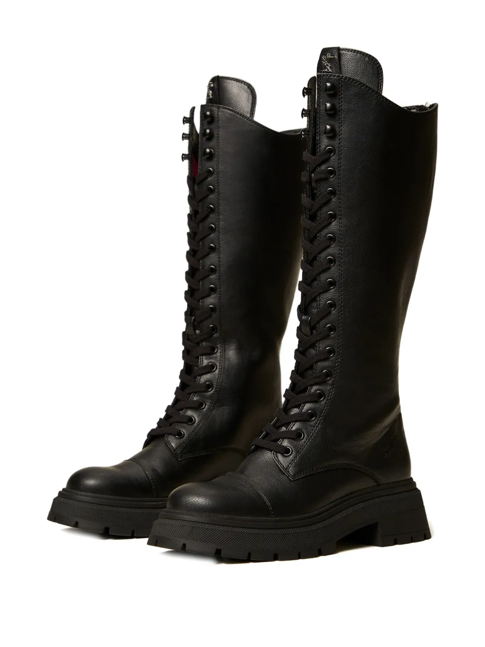 TWINSET x Myfo veterlaarzen Zwart