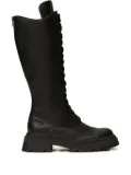 TWINSET x Myfo lace-up boots - Black