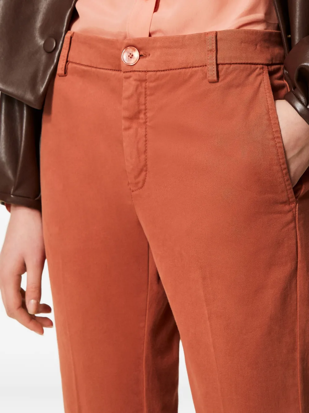 TWINSET Flared broek Oranje