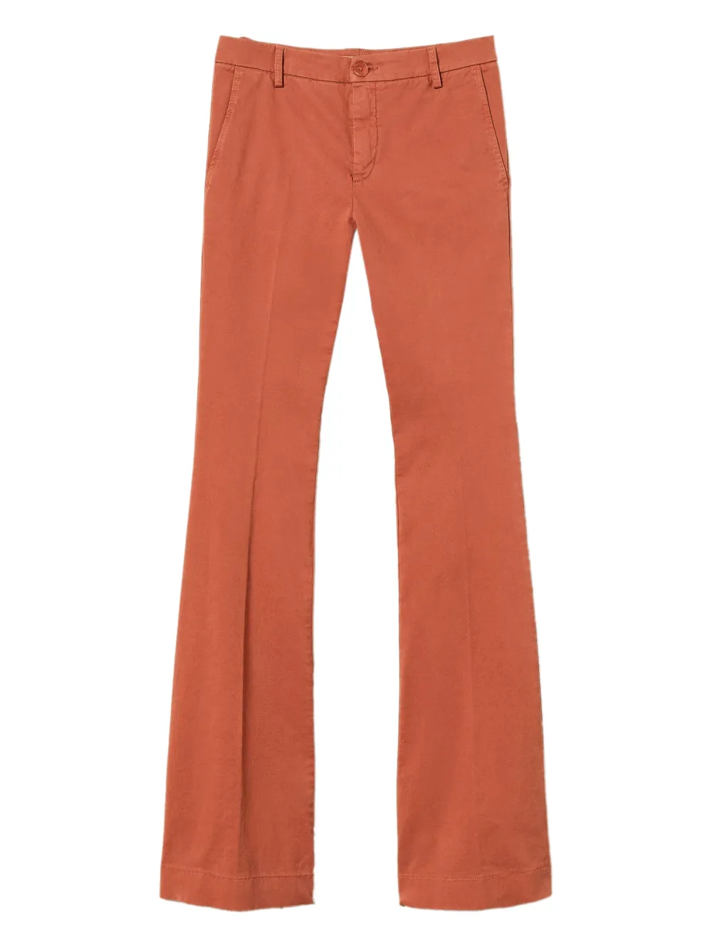 TWINSET Flared broek Oranje
