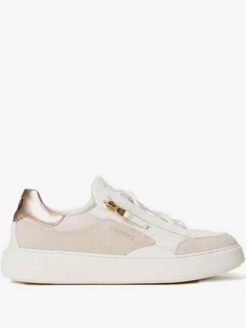 TWINSET zip-detail sneakers