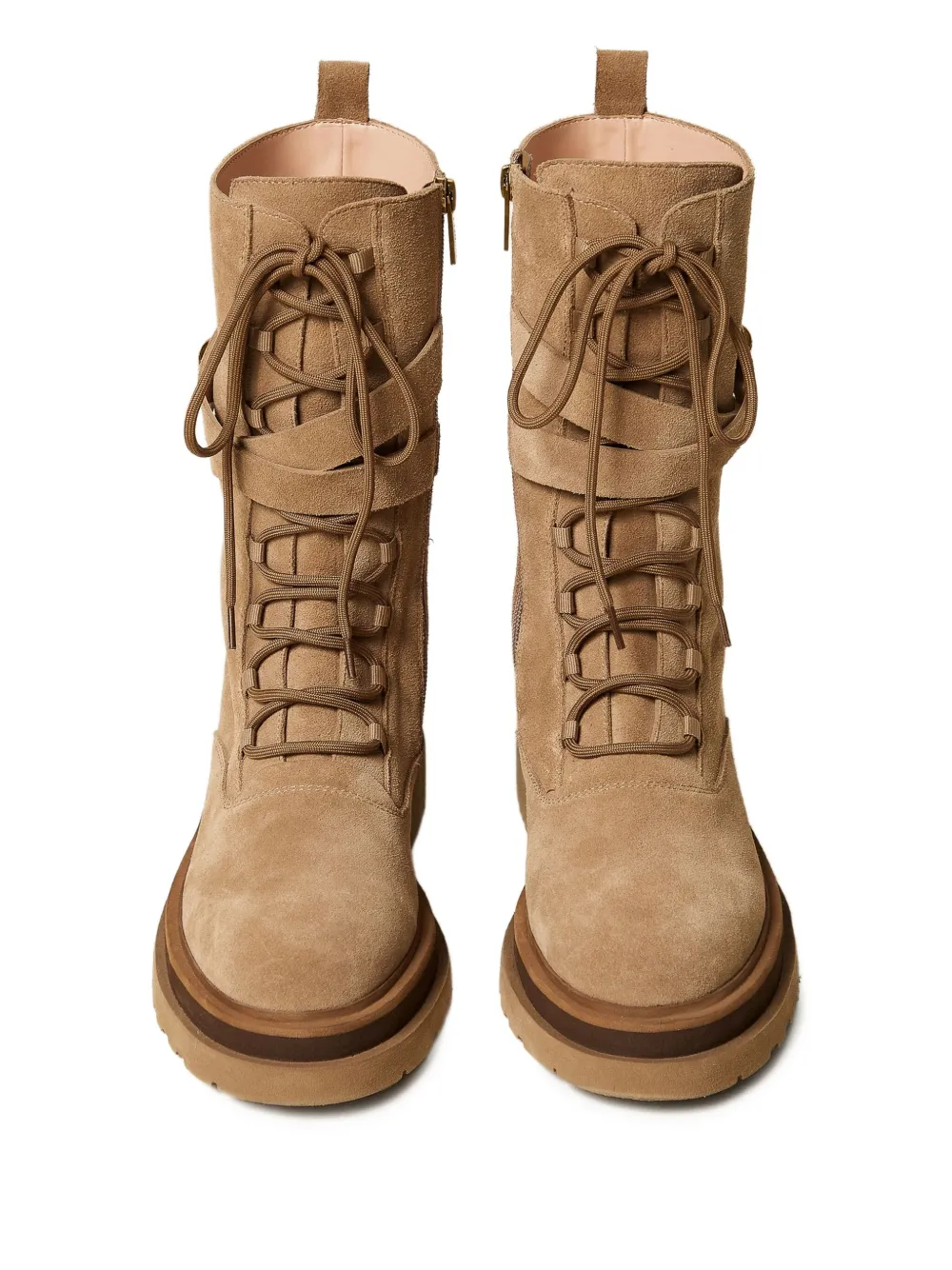 TWINSET Laarzen met veters Beige