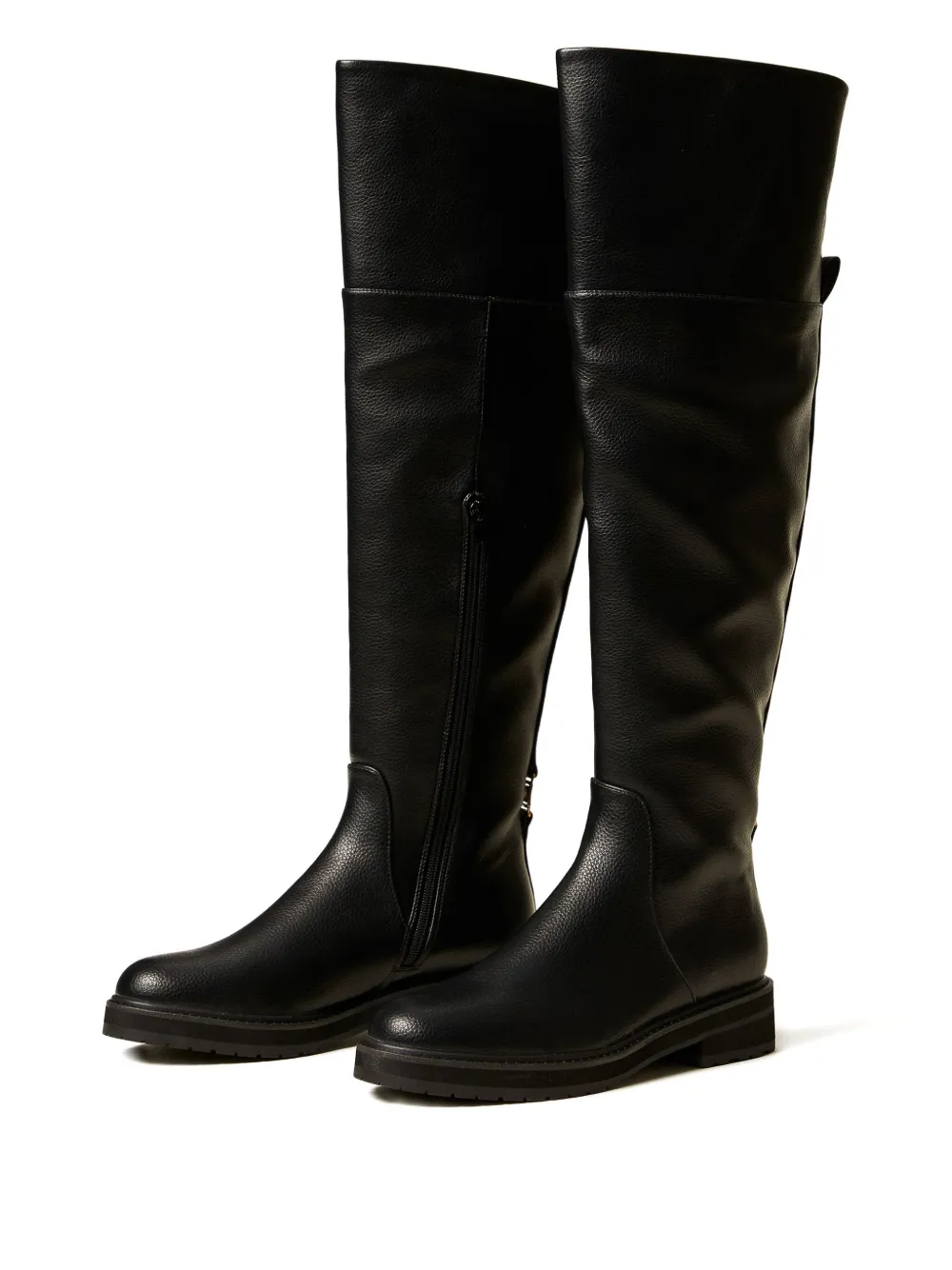 TWINSET 40mm logo-detail boots Zwart