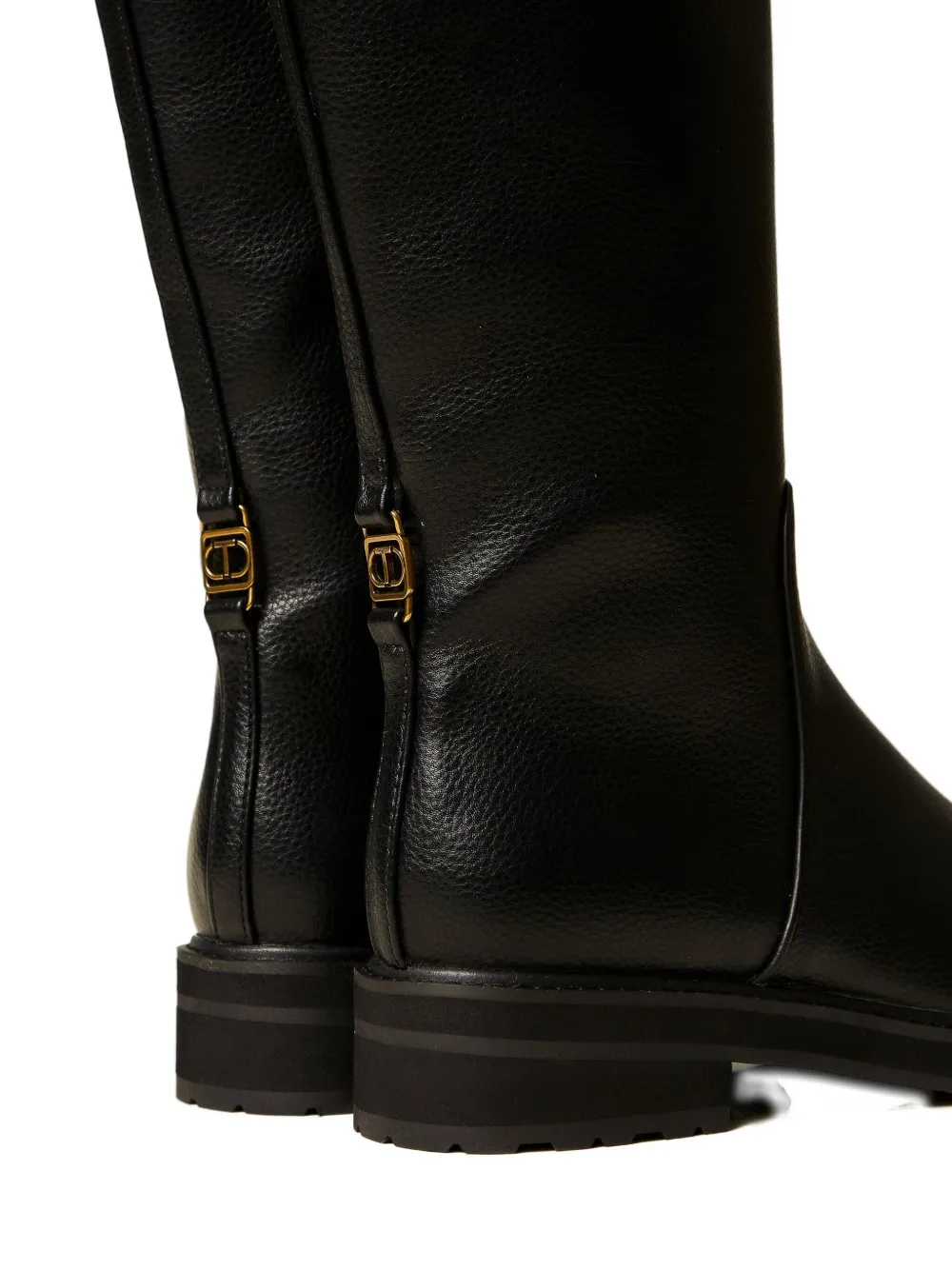 TWINSET 40mm logo-detail boots Zwart