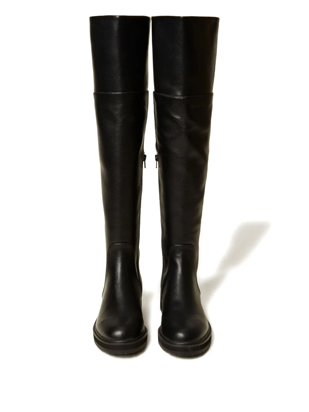 TWINSET 40mm logo-detail boots Zwart