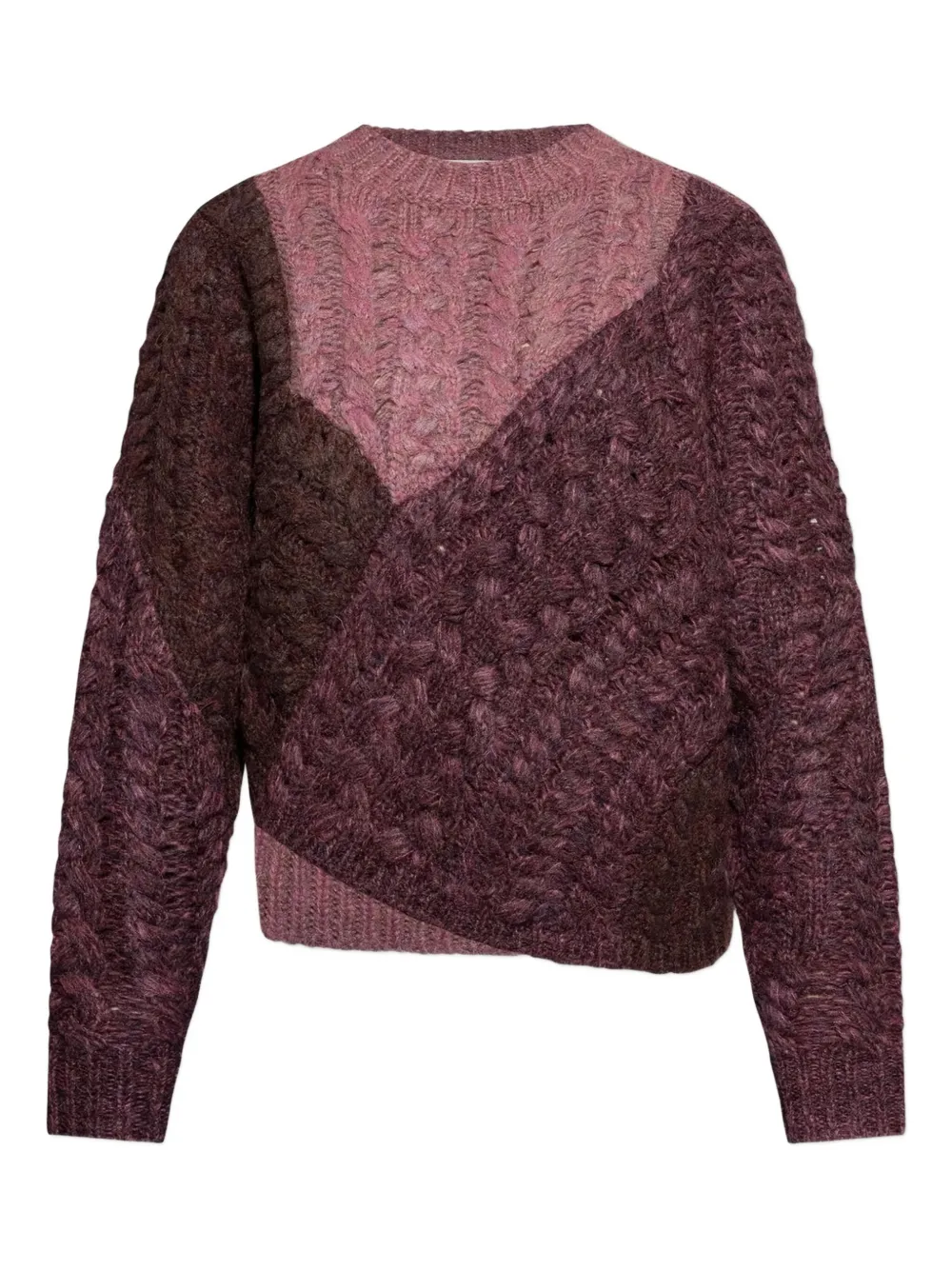 MARANT ÉTOILE Daryl colourblock sweater | Purple | Image 1