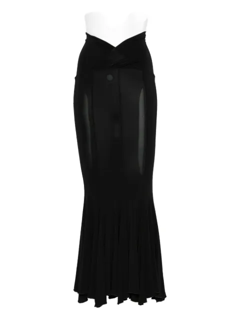 Nensi Dojaka panelled maxi skirt