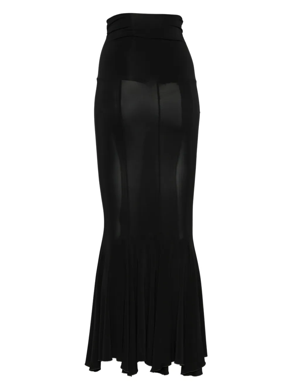 Nensi Dojaka Maxi-rok met vlakken - Zwart