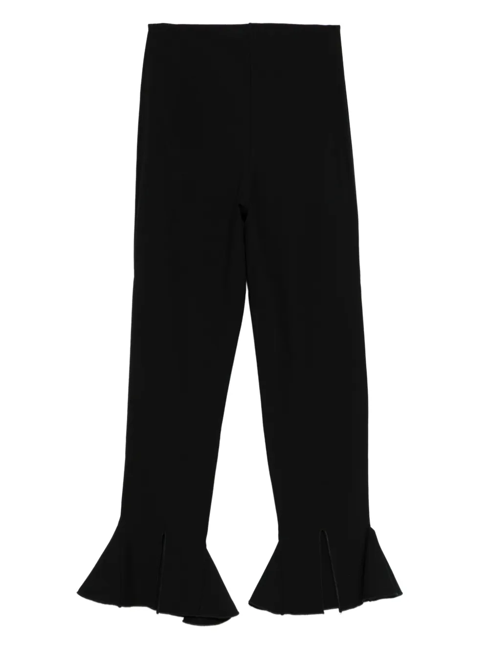 Nensi Dojaka Legging met ruche afwerking - Zwart