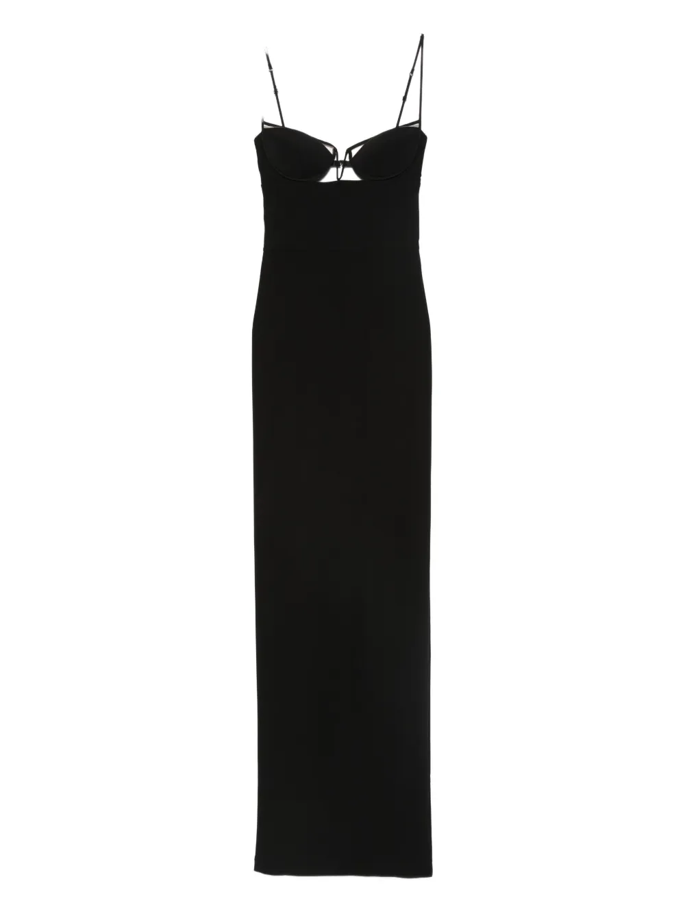 Nensi Dojaka Cut-out Maxi Dress In Black