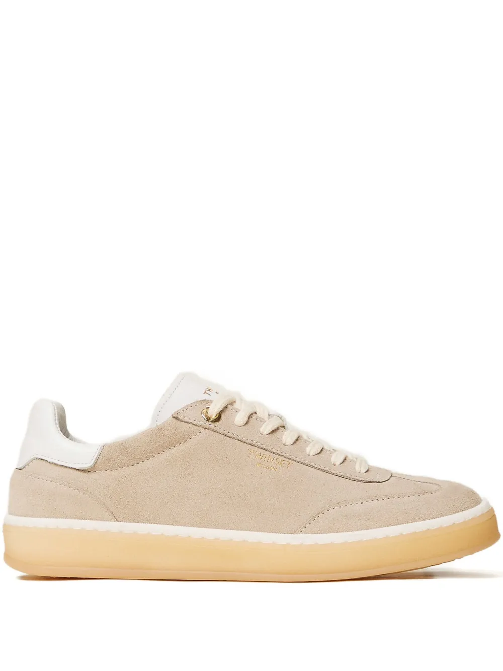 TWINSET suede sneakers Neutrals