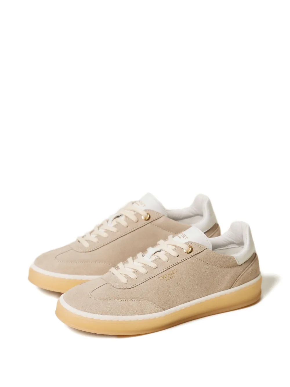 TWINSET Suède sneakers - Beige
