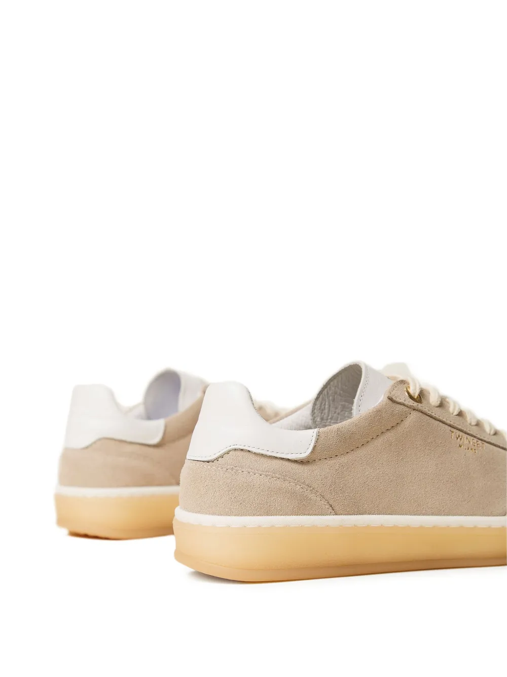 TWINSET Suède sneakers Beige