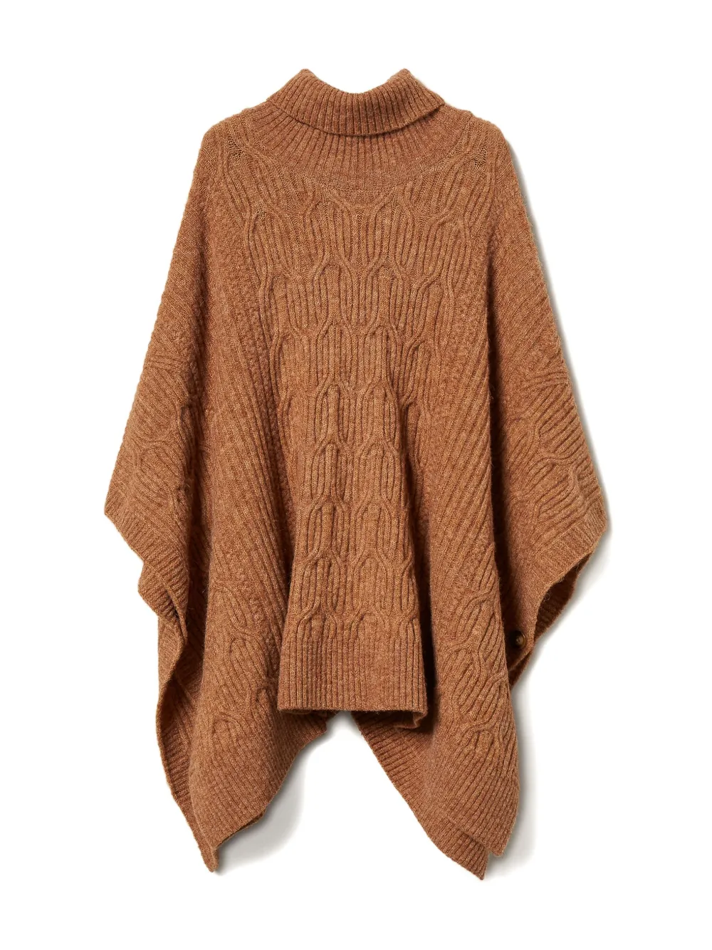 TWINSET Mantella in maglia - Marrone