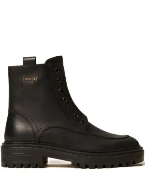 DKNY レザー ブーツ | ブラック | FARFETCH JP