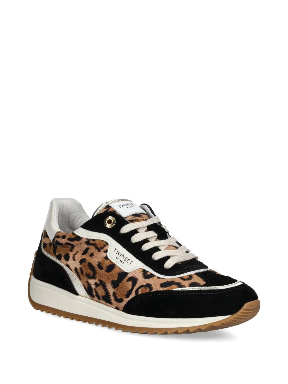 TWINSET Sneakers met luipaardprint - Bruin