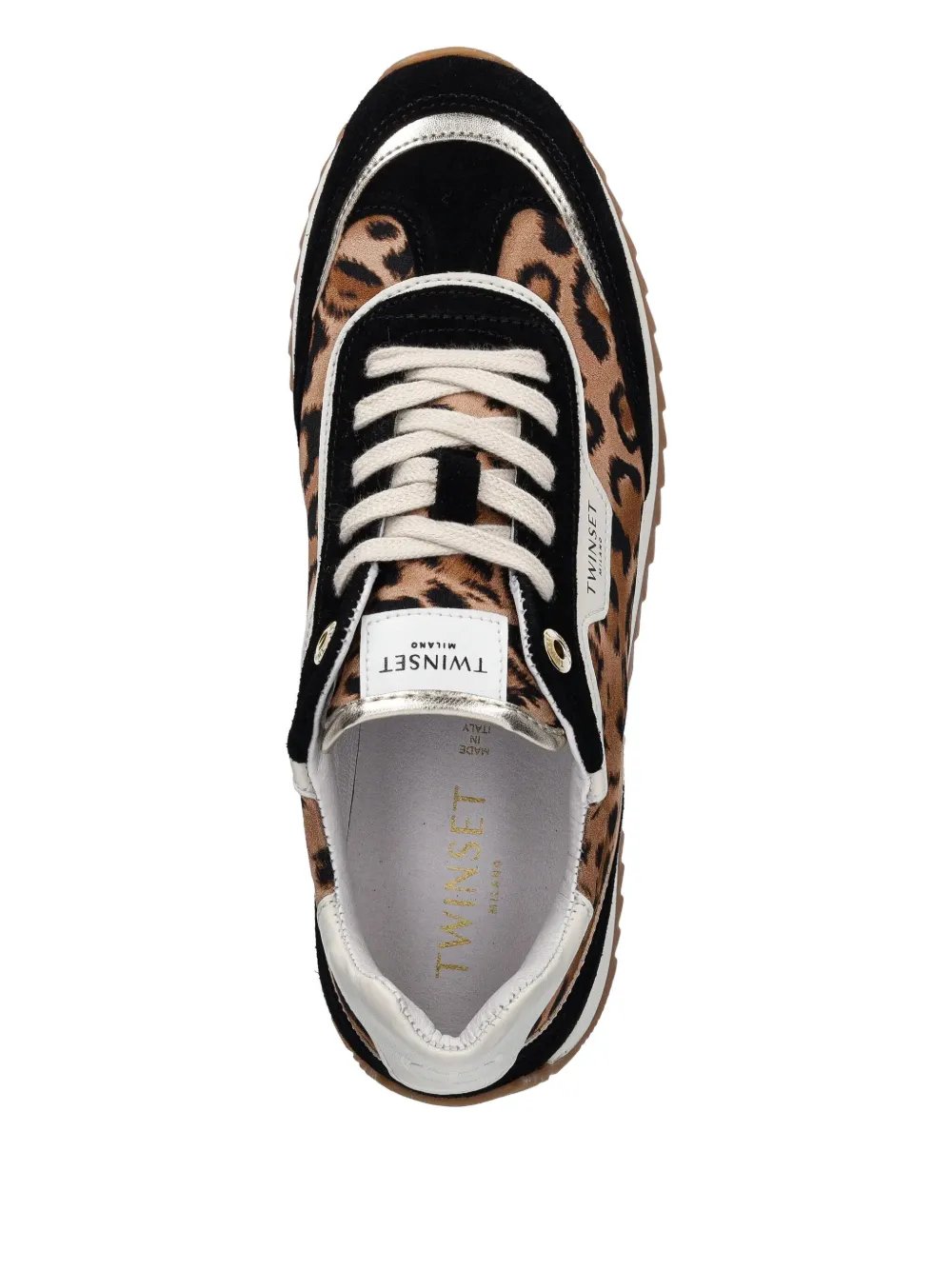 TWINSET Sneakers met luipaardprint Bruin