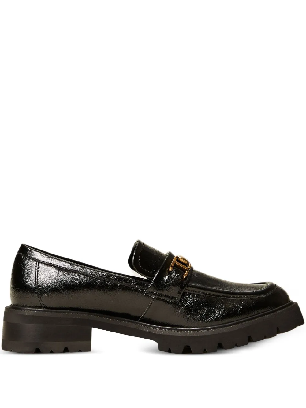 TWINSET Loafers met ovalen gesp Zwart