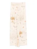 ZIMMERMANN drawstring straight-leg trousers - Neutrals