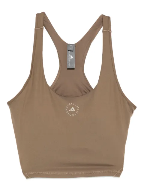 adidas by Stella McCartney racer-back logo tank top