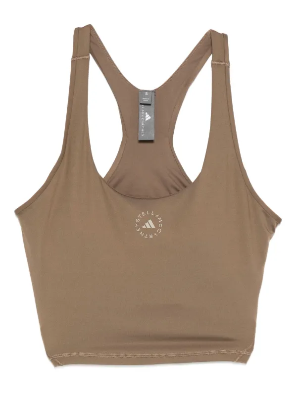 Adidas By Stella McCartney レーサーバック タンクトップ | ブラウン