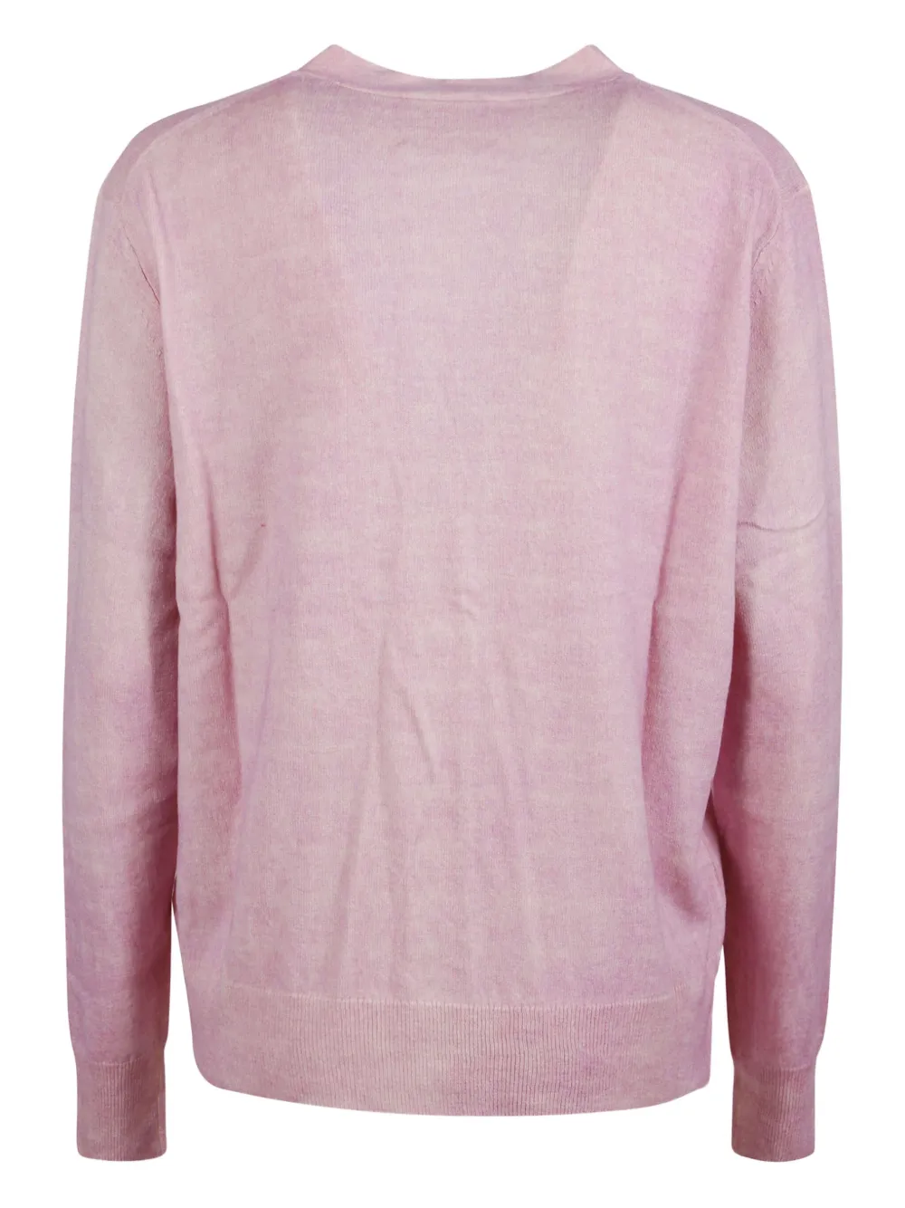 Isabel Marant Étoile Logo-embroidery Button-fastening Cardigan In Pink