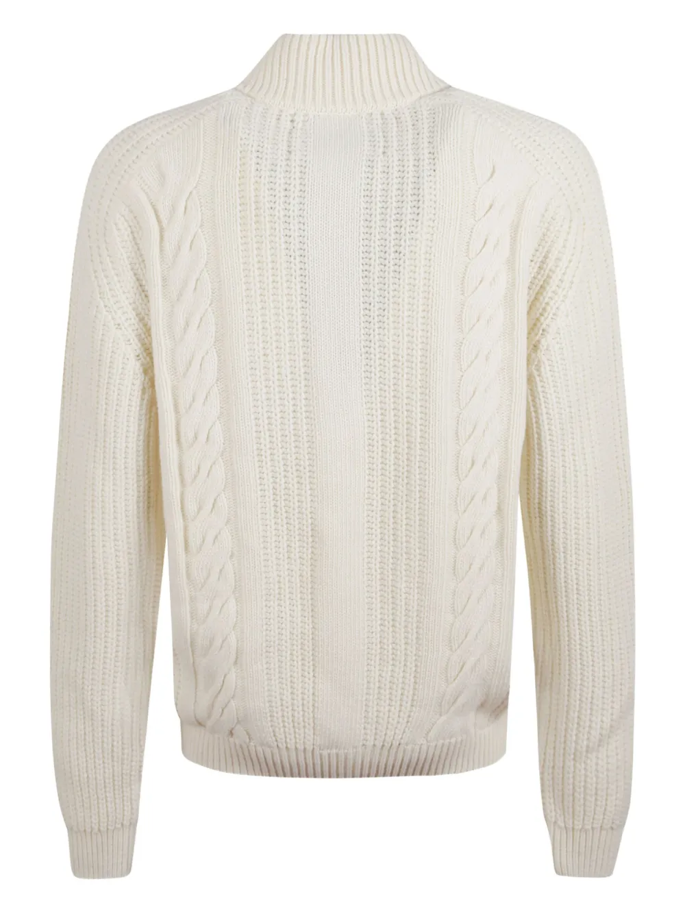 Tagliatore pull zippé en maille torsadé | Cardigans | Image 2