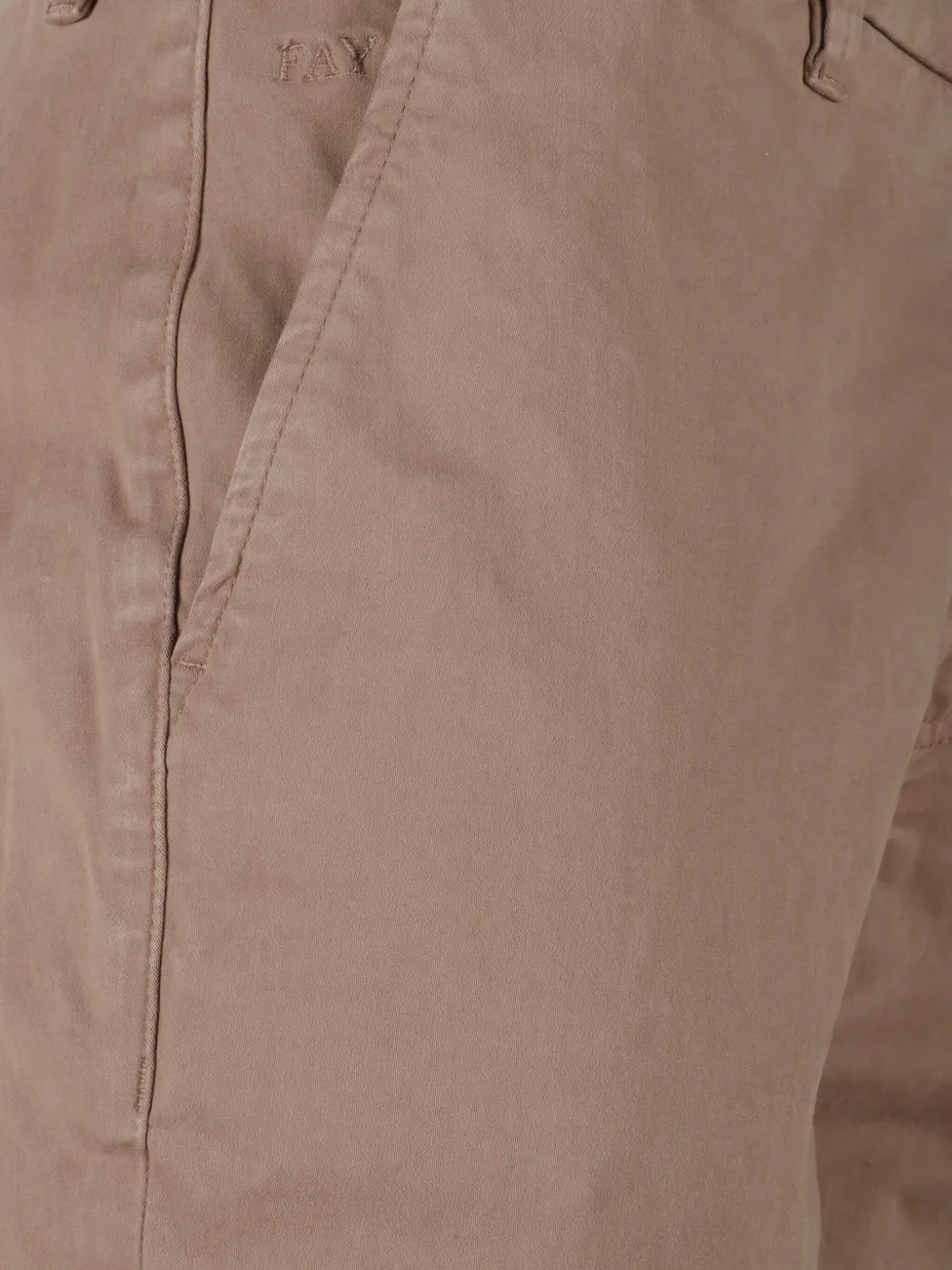 Fay Broek met cuffs Bruin