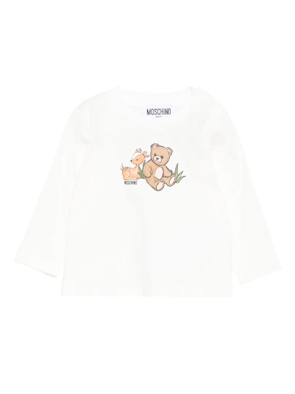 Moschino Kids Top met print Wit